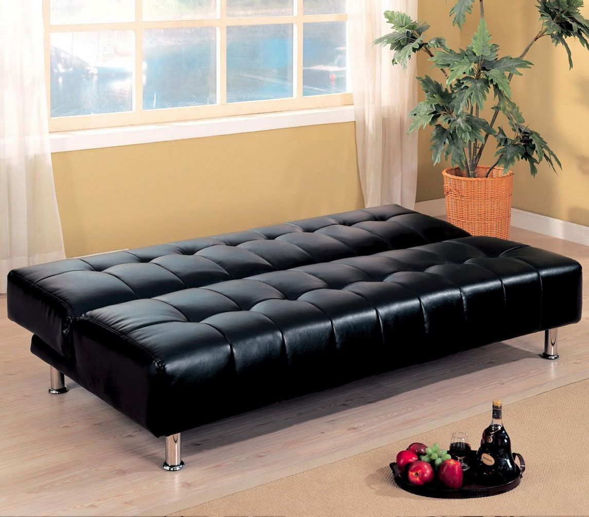 Leather Sleeper Sofa