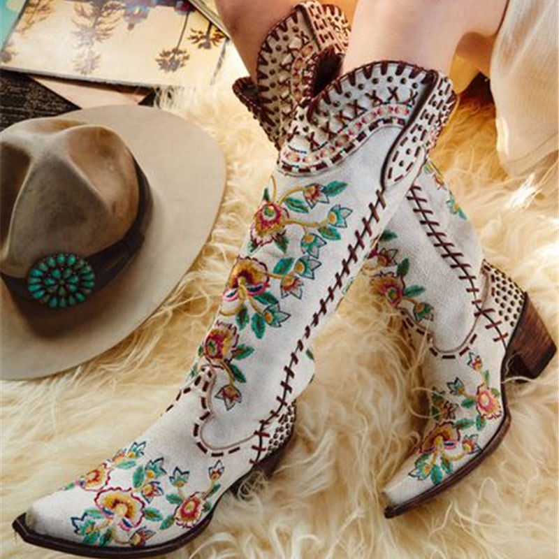 Cowhide Boots