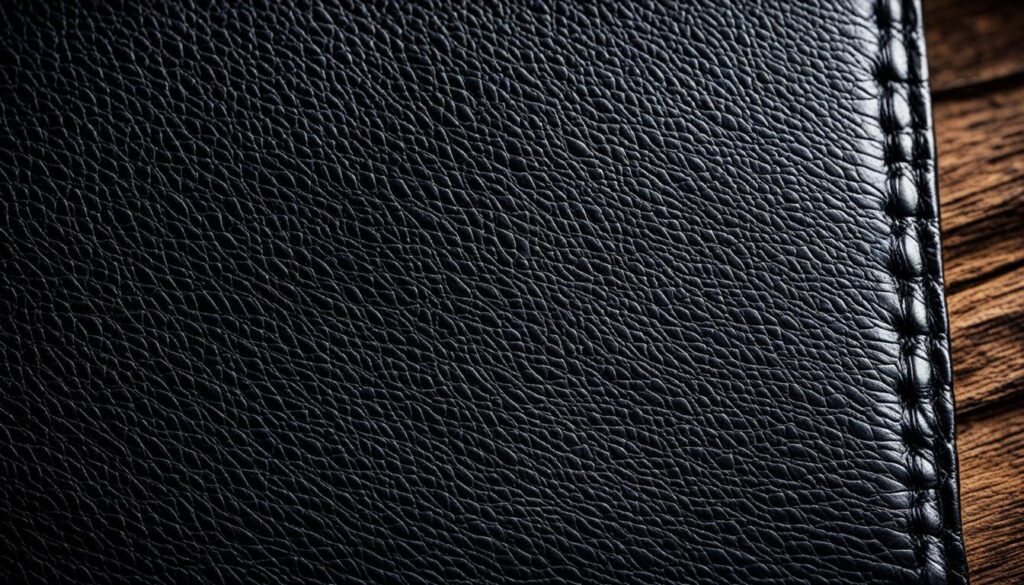 full-grain leather