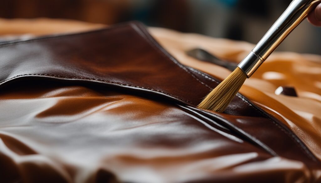 how to paint leather