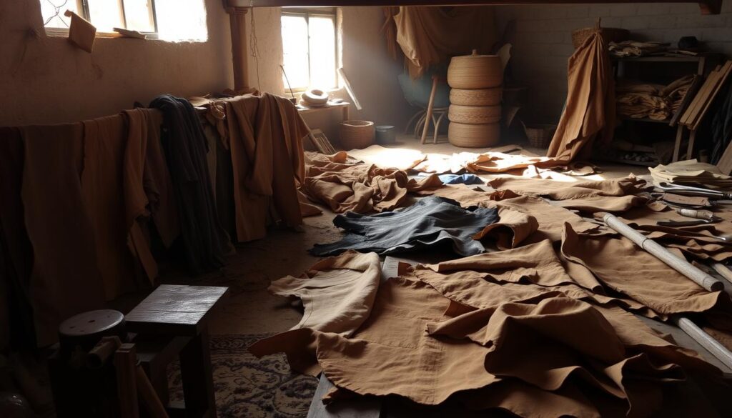 camel leather tanning